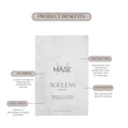 Load image into Gallery viewer, Benefits of MASK Ageless Sheet Mask – Hydrating & Collagen-Boosting Face Mask for Fine Lines & Wrinkles | Infused with Vitamin C, Kakadu Plum & Collagen Peptides
